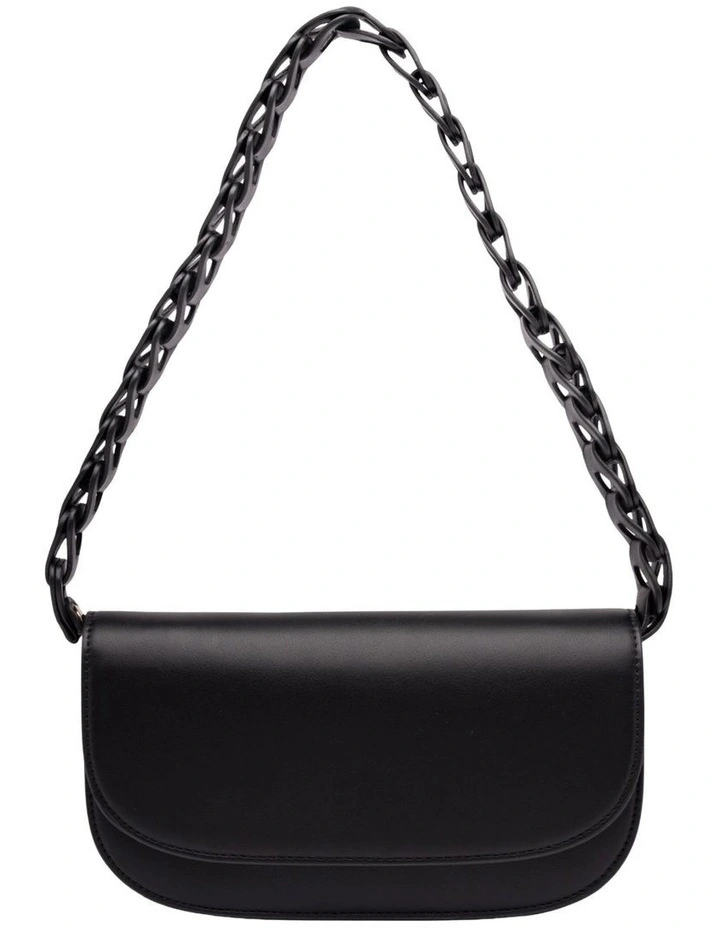 Avery Boxy Shoulder Bag in Black image 1