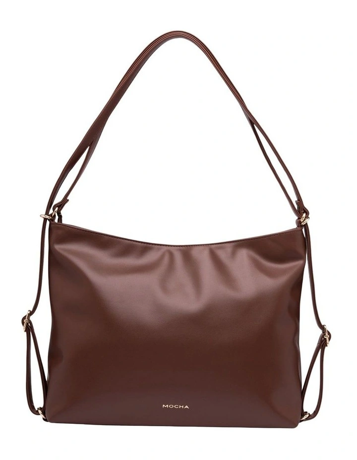 Stevie Belted Shoulder Bag in Mousse image 2