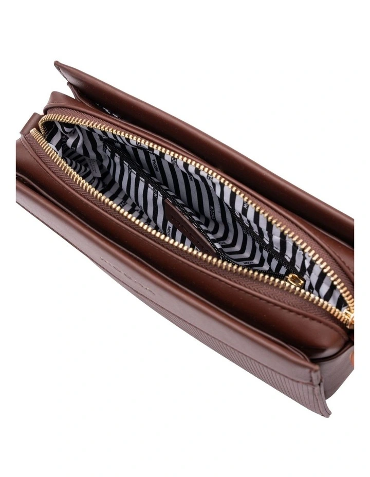 Tessa Tri-Boxy Crossbody in Chocolate image 4