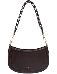 Avery Shoulder Bag in Espresso