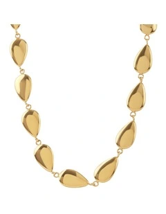 Mocha Zahar Isabella Necklace in Gold