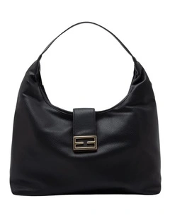 Mocha Effie Hobo Bag - Black