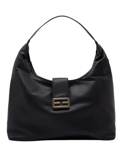 Mocha Effie Hobo Bag - Black
