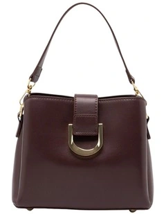 Mocha Lottie Crossbody Bag - Espresso