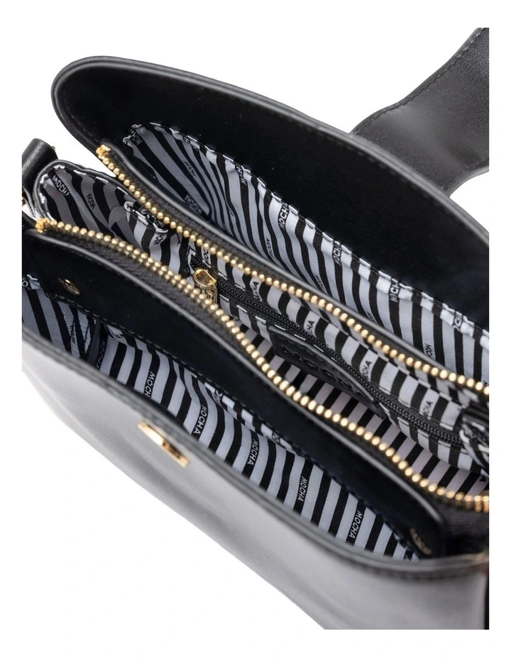 Mocha Lottie Crossbody Bag - Black image 3