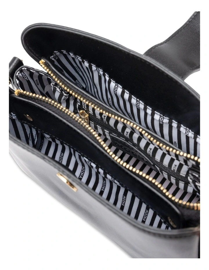 Mocha Lottie Crossbody Bag - Black image 3