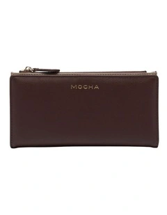 Mocha Classic Arya Wallet - Choc/Mushroom