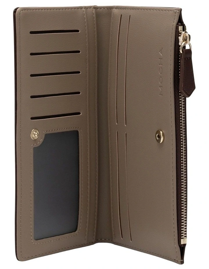 Mocha Classic Arya Wallet - Choc/Mushroom image 2