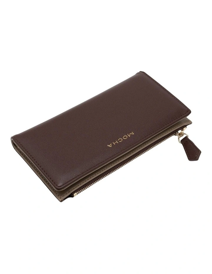 Mocha Classic Arya Wallet - Choc/Mushroom image 3