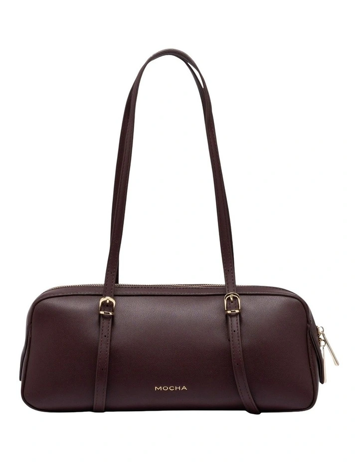 Mocha Lucia Shoulder Bag - Fig image 1
