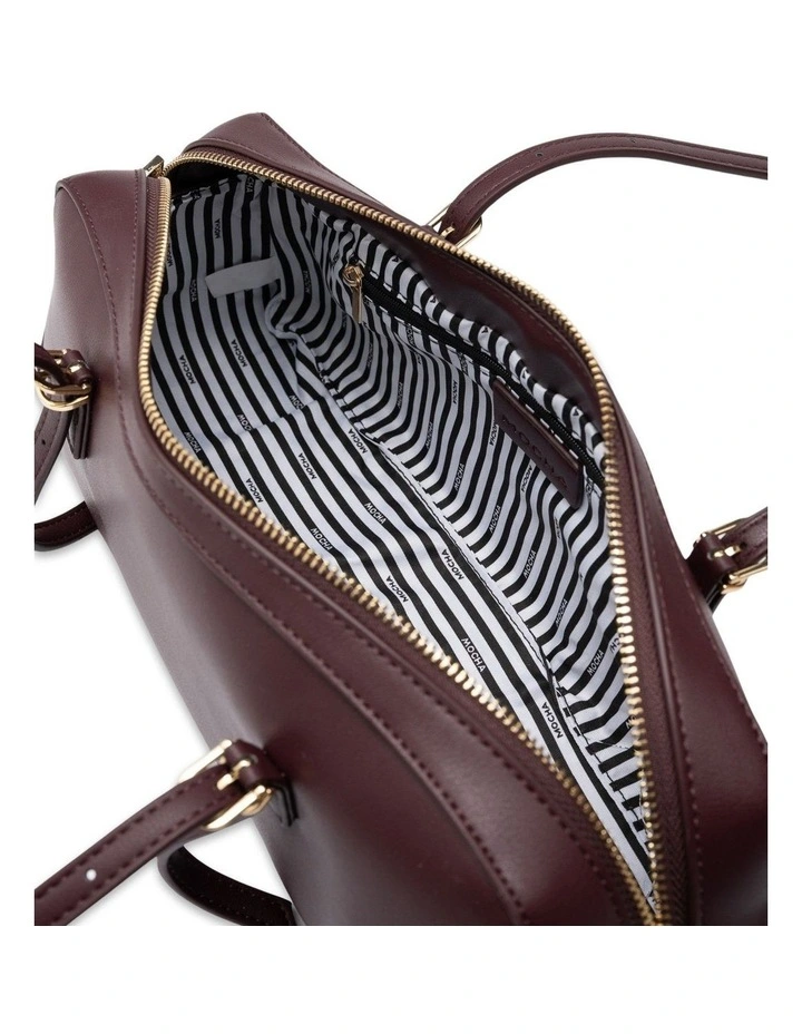 Mocha Lucia Shoulder Bag - Fig image 3