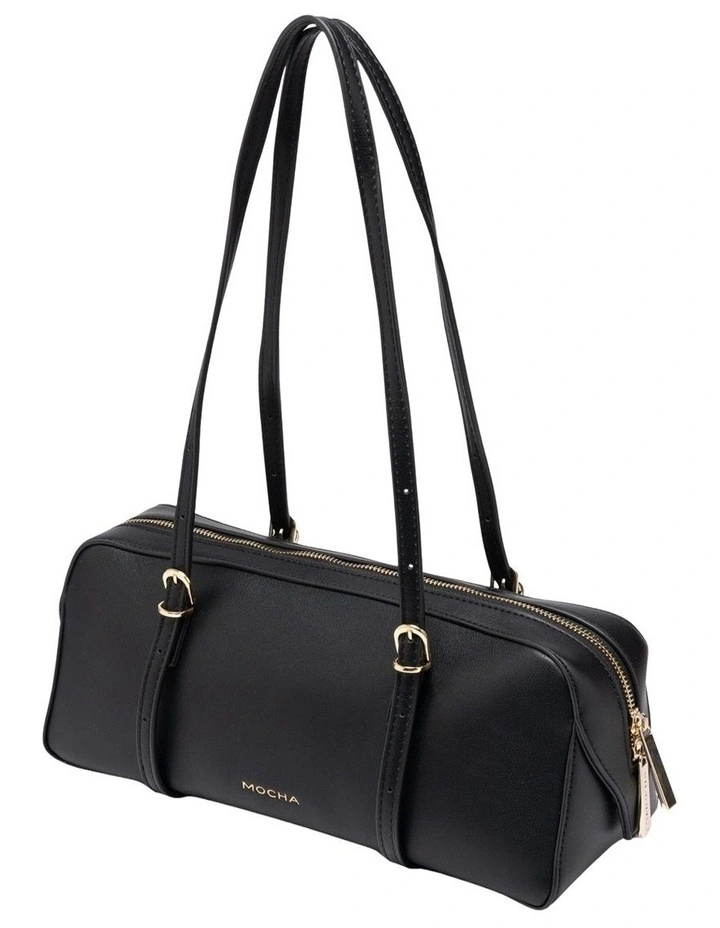 Mocha Lucia Shoulder Bag - Black image 2