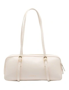 Mocha Lucia Shoulder Bag - Cream