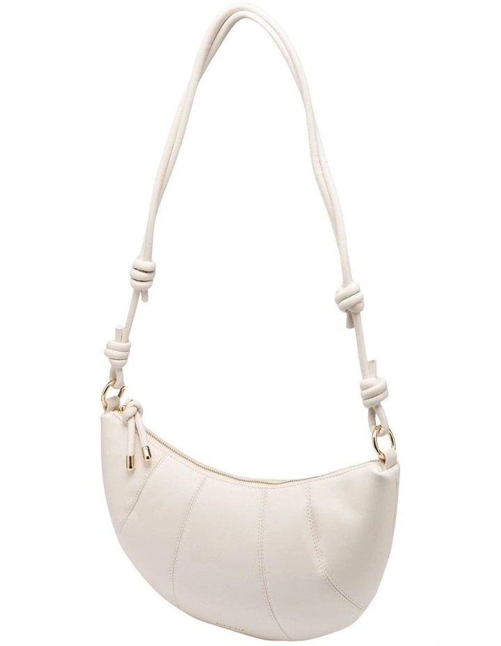 Mocha Selene Shoulder Bag - White image 2
