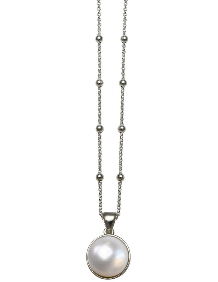 Mocha Rosario Pearl Silver Necklace | MYER