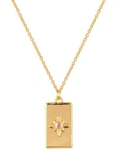 October Necklace in Gold