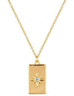 December Necklace in Gold