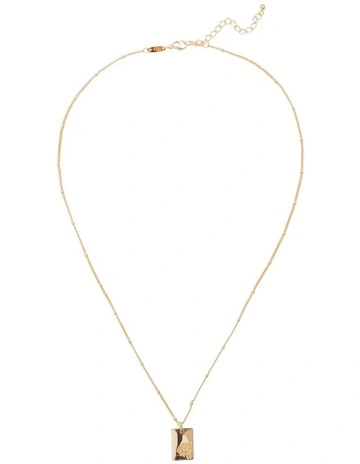 Elly Lou Flower Necklace for June in Light Gold