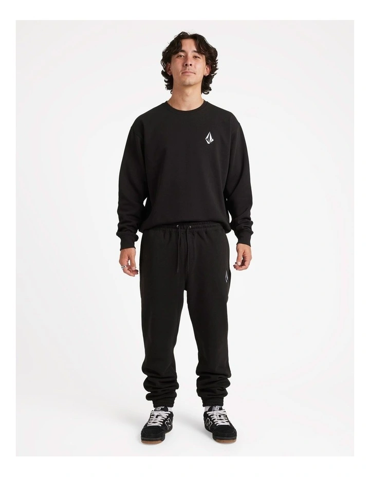 Vologo Fleece Pants in Black image 5