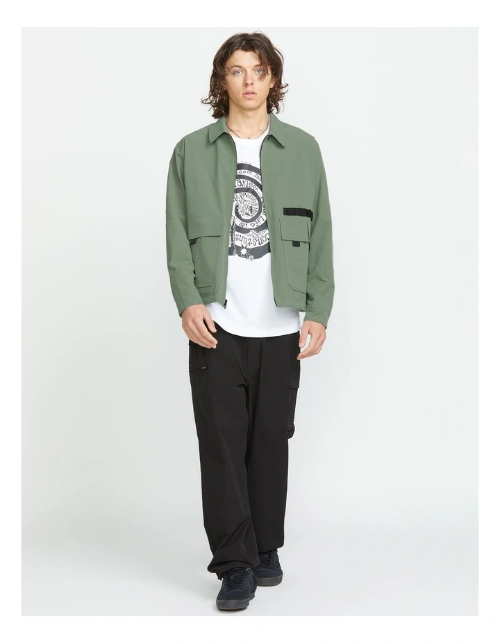 Tokyo True Sense Reversible Coach Jacket in Green image 6