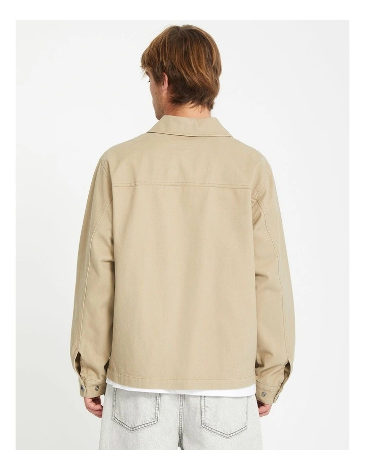 Barton Jacket in Khaki image 2