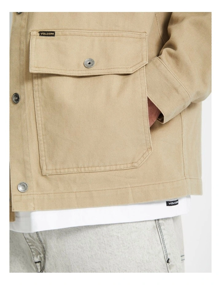 Barton Jacket in Khaki image 4