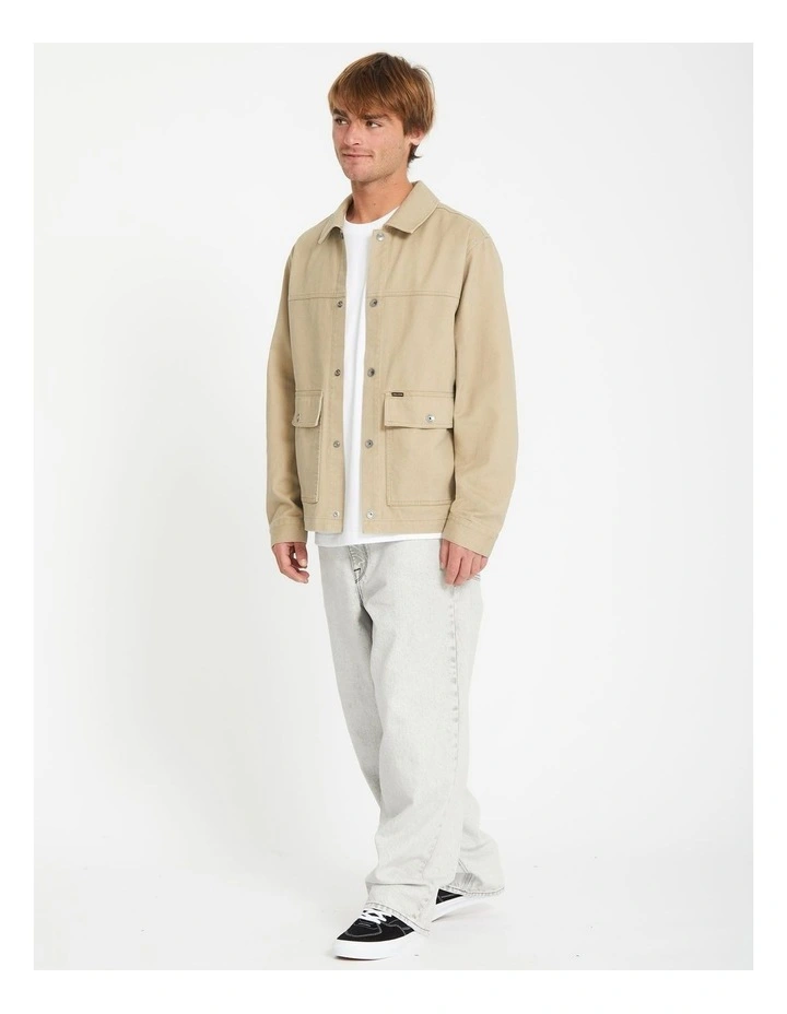 Barton Jacket in Khaki image 5