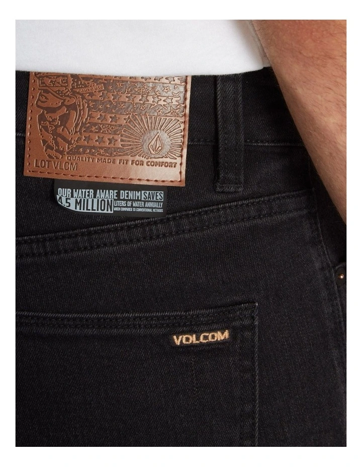 Vorta Denim Jeans in Black image 4