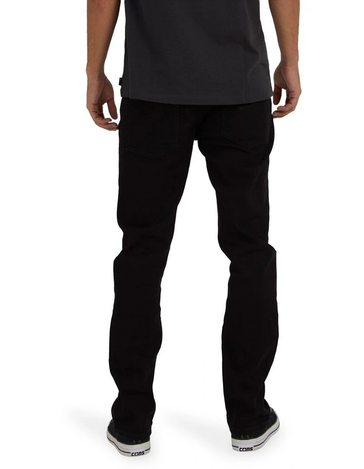 Solver Denim Jeans in Black image 2