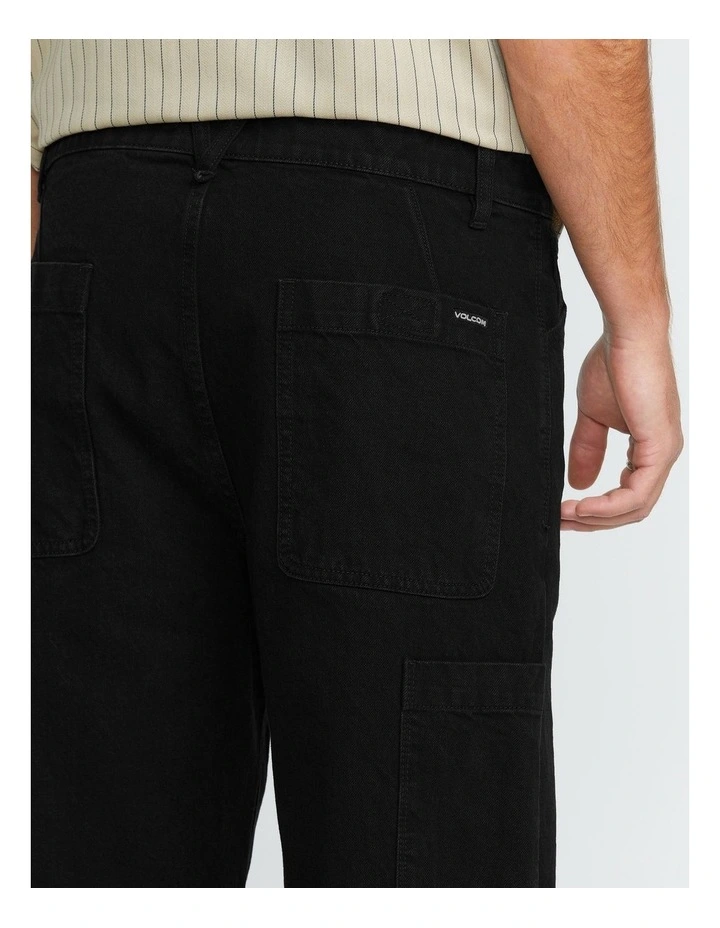 Kraftman II Denim Jeans in Black image 4