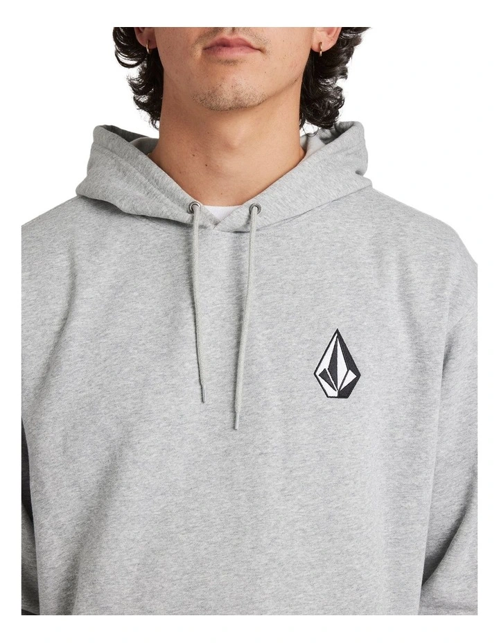 Vologo Pullover Hoodie in Grey image 4