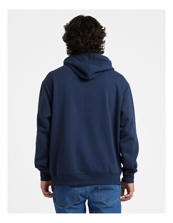 Boulder Pullover Hoodie in Navy image 2