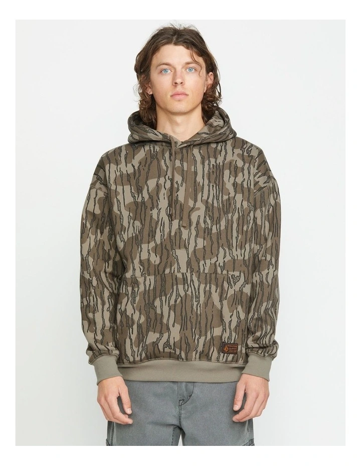 Operators Pullover Hoodie in Beige image 1