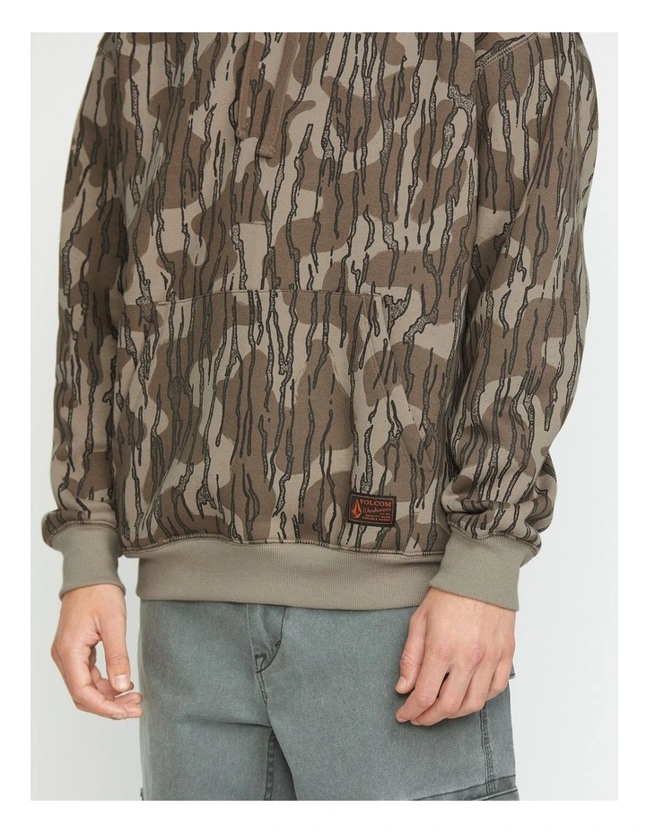 Operators Pullover Hoodie in Beige image 4