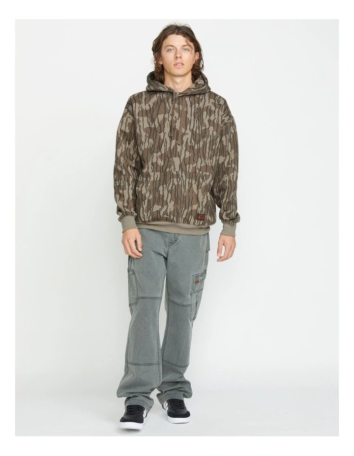 Operators Pullover Hoodie in Beige image 5