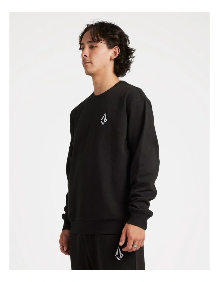 Vologo Crew Tee in Black image 3