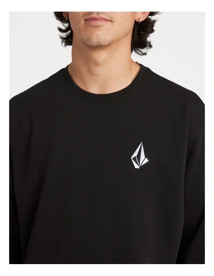 Vologo Crew Tee in Black image 4