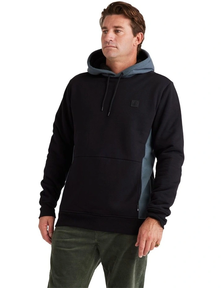 Single Stone Lined Pullover Hoodie Grey image 1