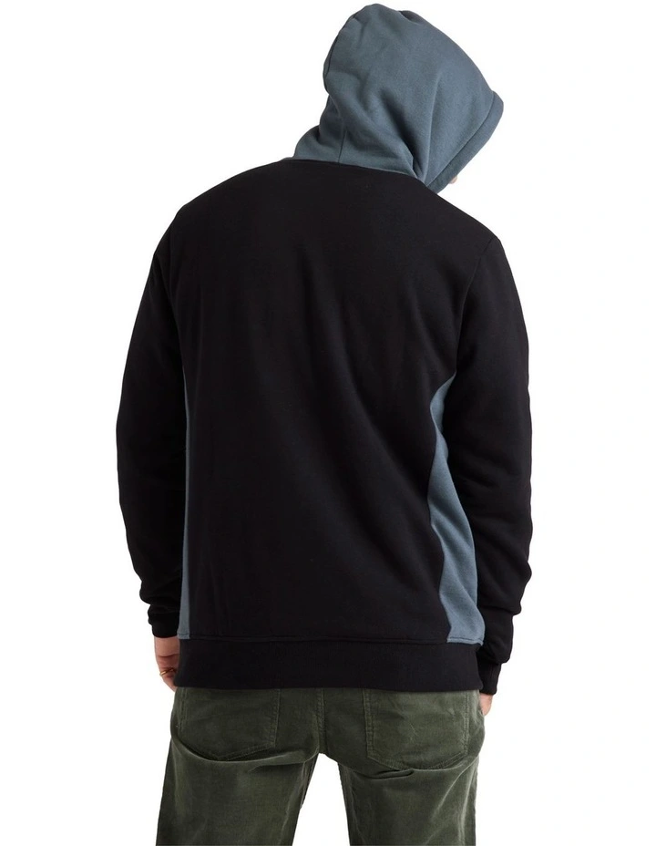 Single Stone Lined Pullover Hoodie Grey image 2