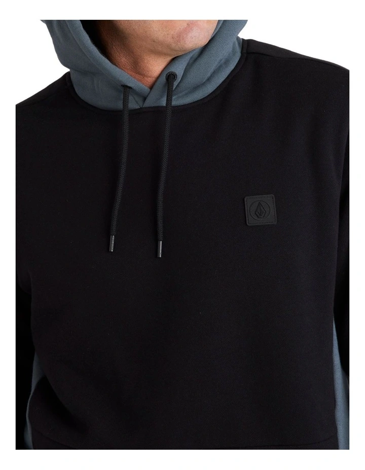 Single Stone Lined Pullover Hoodie Grey image 4