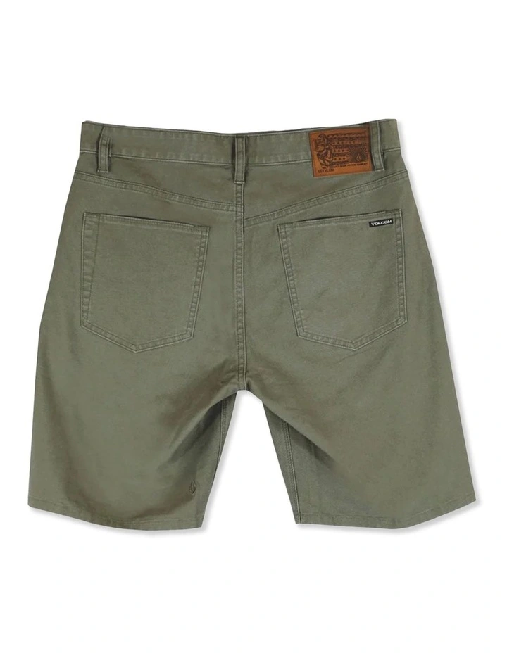 Modown Canvas 5 Pocket 20 Inch Shorts in Assorted image 2