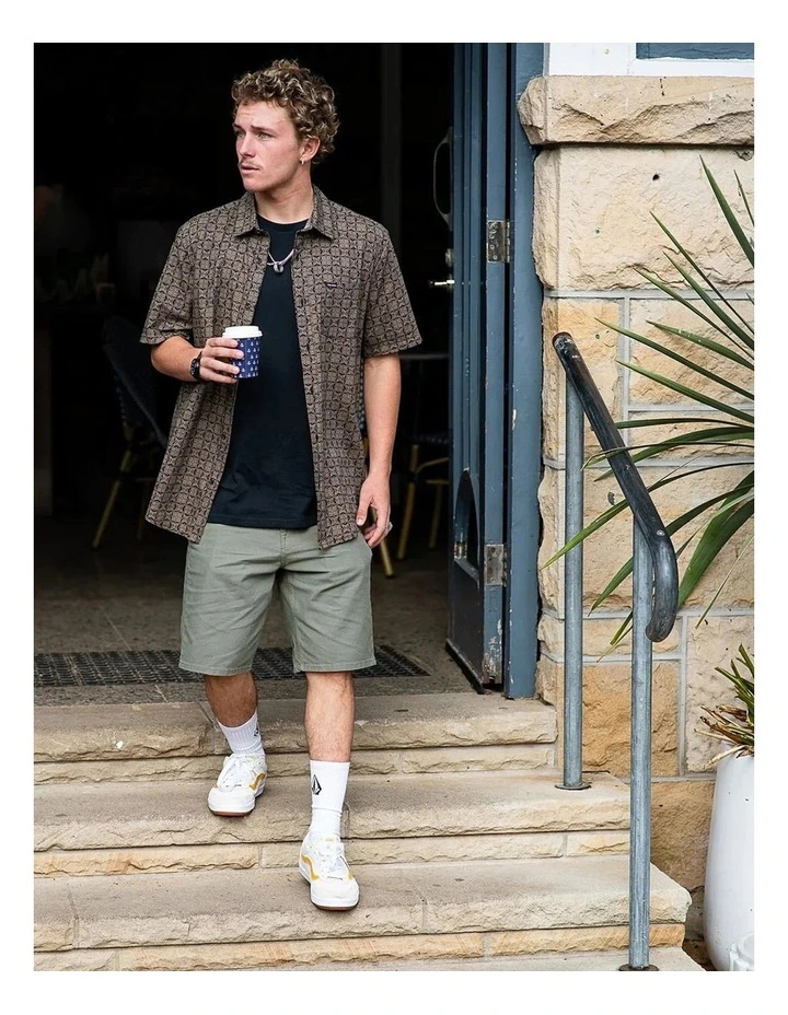 Modown Canvas 5 Pocket 20 Inch Shorts in Assorted image 3