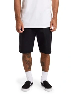 Modown Canvas 5 Pocket 20 Inch Shorts Black