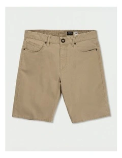 Modown Canvas 5 Pocket 20 Inch Shorts Khaki