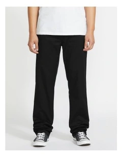 Frickin Modern Stretch Chino Pant in Black
