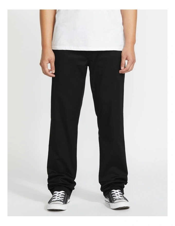 Frickin Modern Stretch Chino Pant in Black image 1