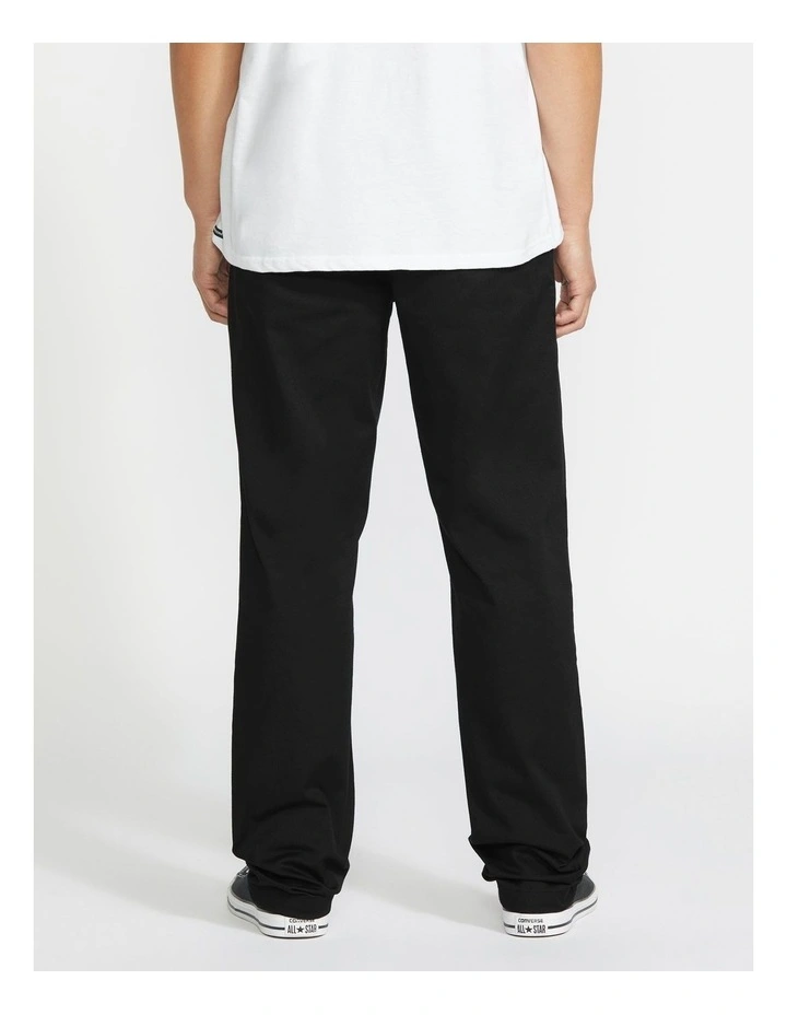 Frickin Modern Stretch Chino Pant in Black image 2