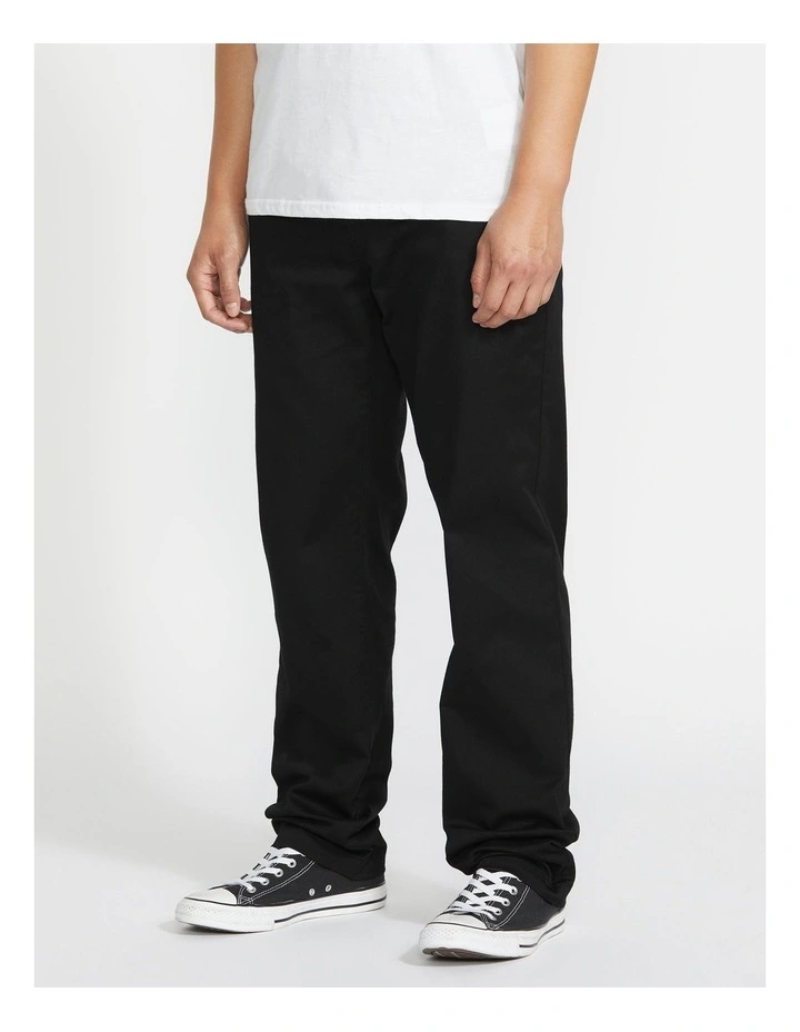 Frickin Modern Stretch Chino Pant in Black image 3
