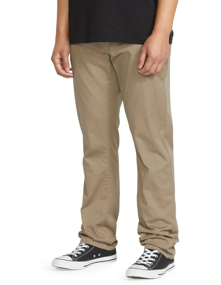 Frickin Modern Stretch Chino Pant in Khaki image 3