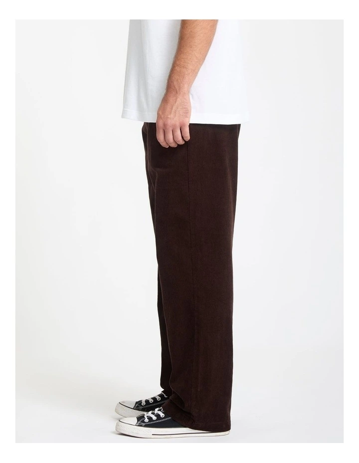 Frickin Loose Tapered Cord Chino Pant in Brown image 3